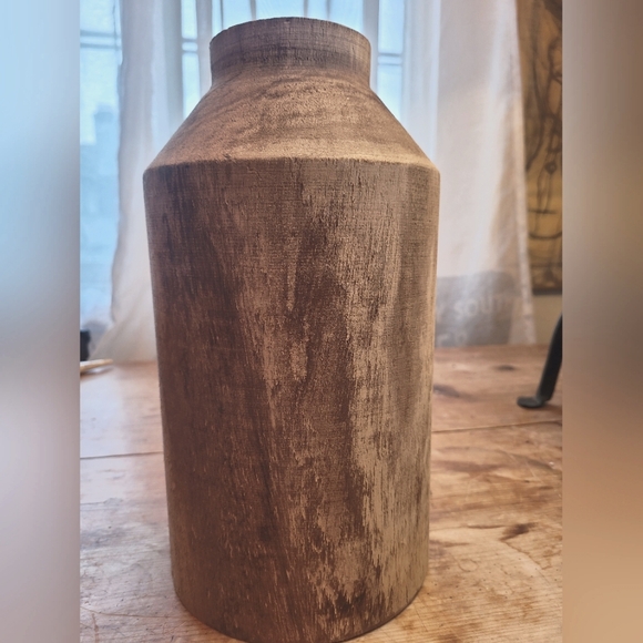 Studio McGee Other - Studio McGee Large Wood Vase